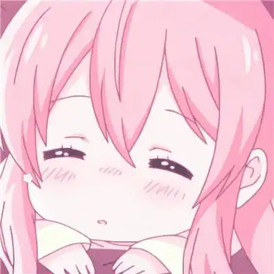 高清好看的可爱女头粉色系二次元图片_女生动漫头像_头像屋
