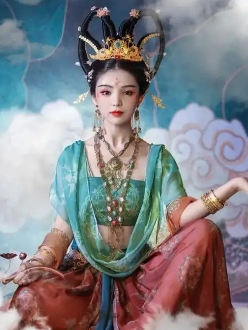 敦煌飞天写真照