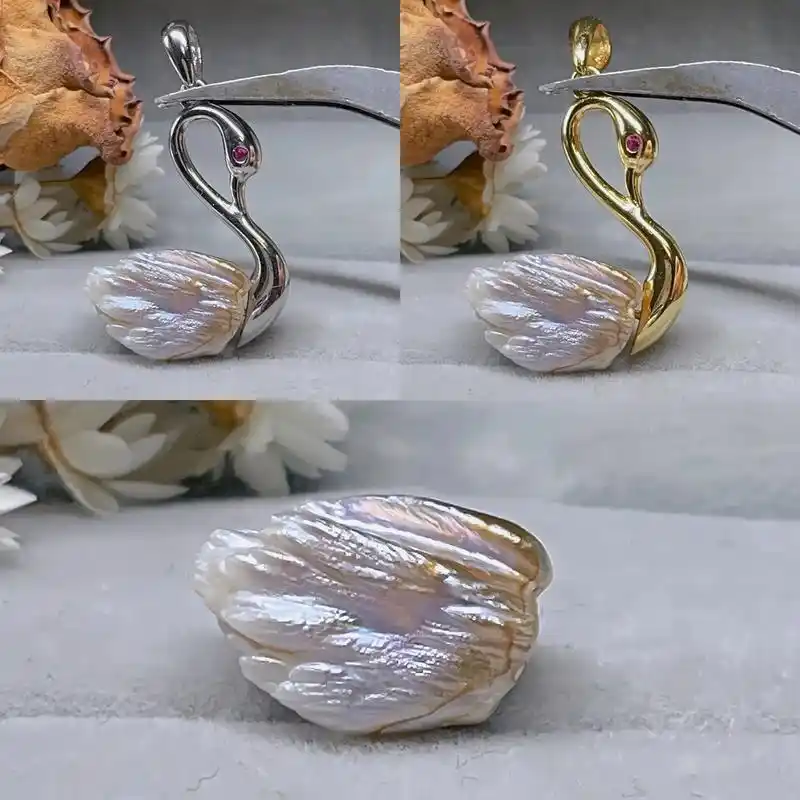 小翅膀羽毛天鹅吊坠二十多款总有你想要的