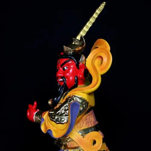 包邮王灵官神像家用供奉树脂摆件降魔之神火神道教护法