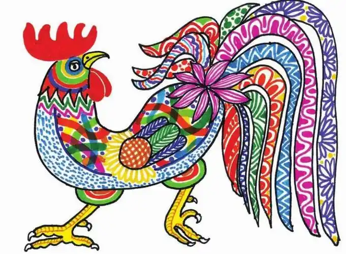 琪琪老师"画说高明"公益创意绘画课《高明"茶山鸡"选美记》