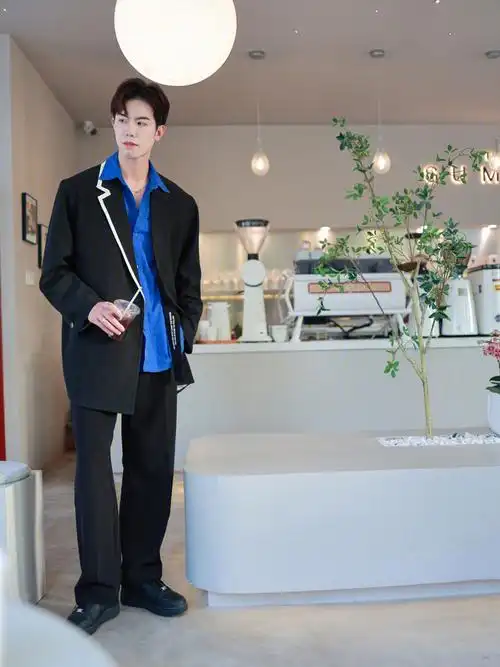 韩国欧巴穿搭丨治愈色穿搭