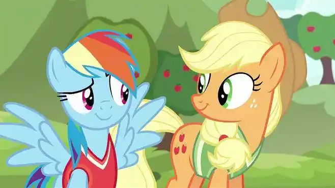 小马宝莉:云宝还真是,在体育运动上,输给了柔柔!