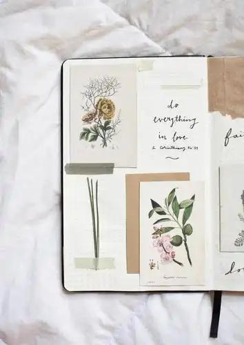 70幅ins风手帐图片素材