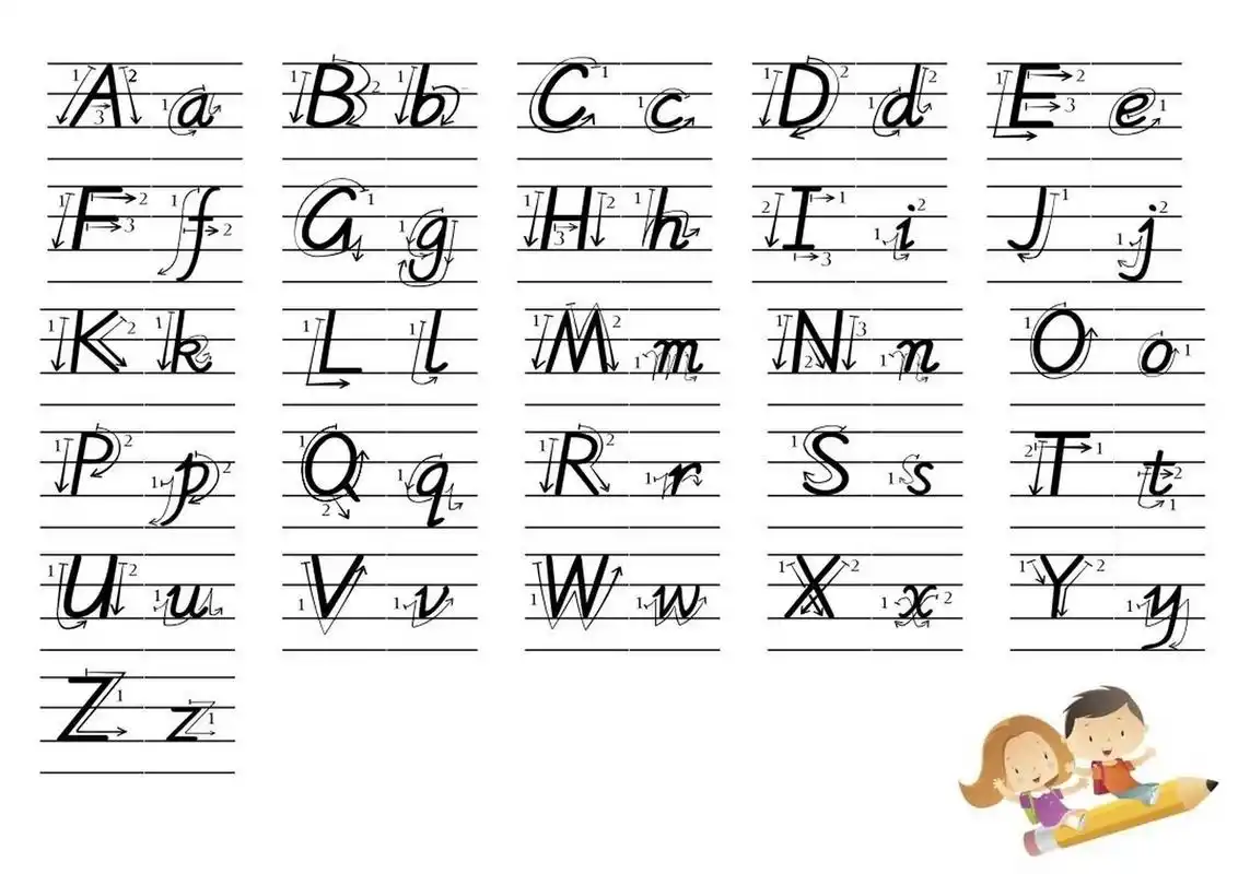 26个英文字母表 26个英文字母表