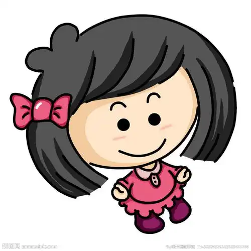 q版卡通小女孩图片