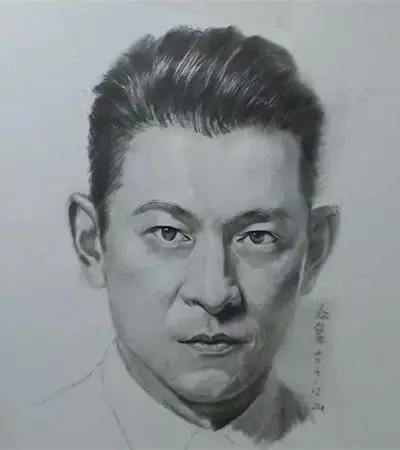 人物素描:刘德华素描教程