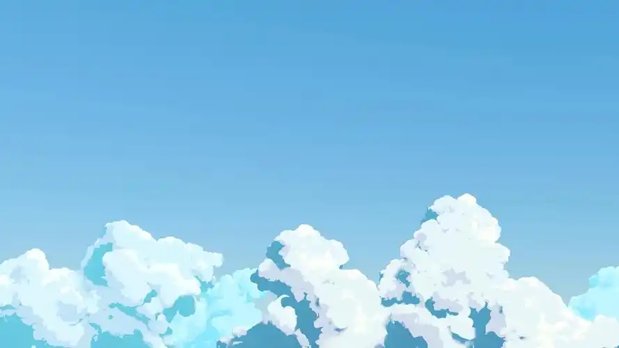 天空云朵动漫高清壁纸