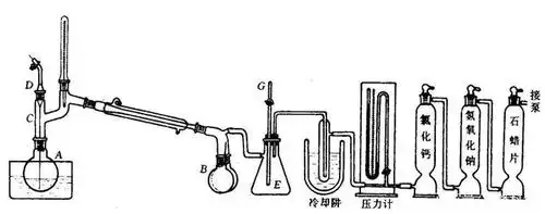 减压蒸馏:旋转蒸发也可看作减压蒸馏中的一种,通常实验室自建蒸馏装置