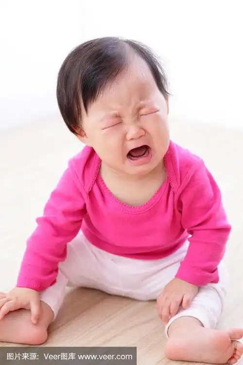 哭泣的小女孩的肖像