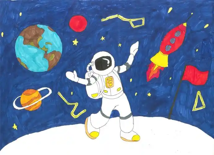 2021年初一年级科幻绘画大赛一等奖获奖作品