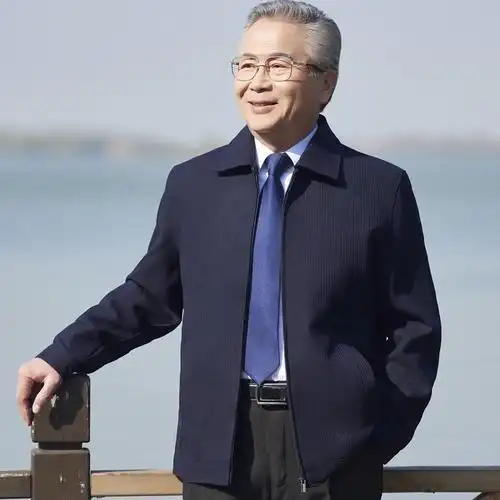 老爷车老人外套男春装6070岁80爷爷秋季衣服中老年男装上衣爸爸夹克衫