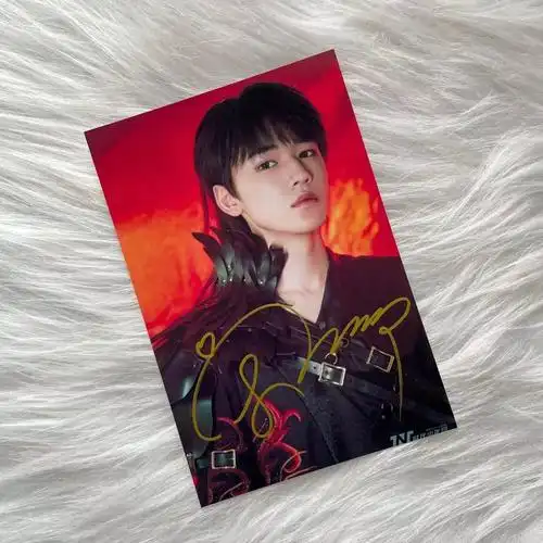 tnt签名照 时代少年团笔签名照片保真无印刷 刘耀文宋亚轩签名 文2