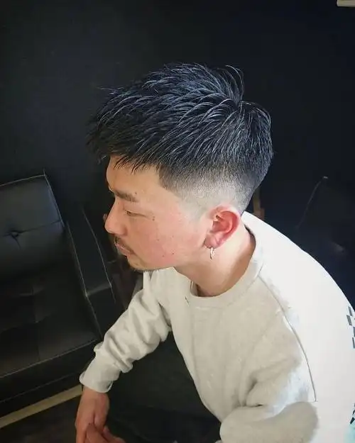 铲青渐变,潮流男士不可错过的潮流时尚发型!