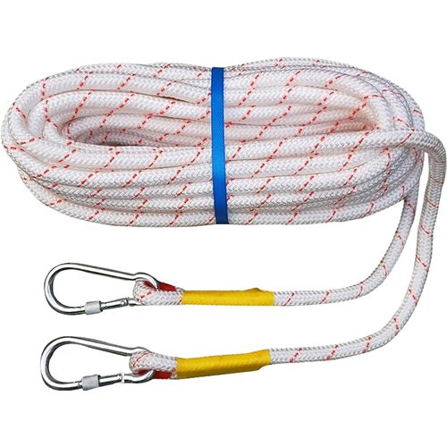 加粗高空作业绳钢丝芯安全绳火灾救生户外登山绳尼龙绳子耐磨 12毫米5