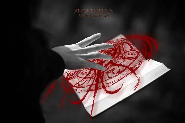 将自己的翅膀封印在圣经中,只有神圣的圣经之书才能封印住黑暗的力量.