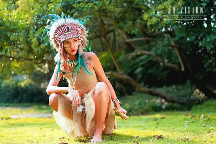 印第安部落少女