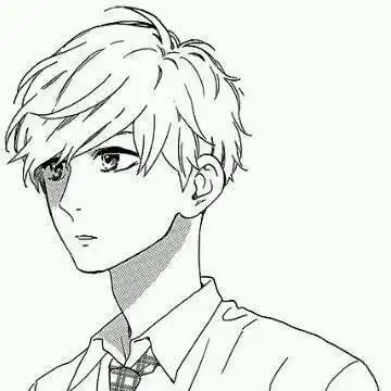 英俊的男青年英俊男孩头像动漫 简笔画 卡通 漫画 手绘 素描 头像