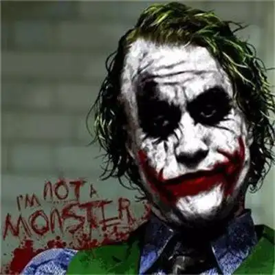 希斯莱杰小丑高清头像图片_www.qqtu8.com