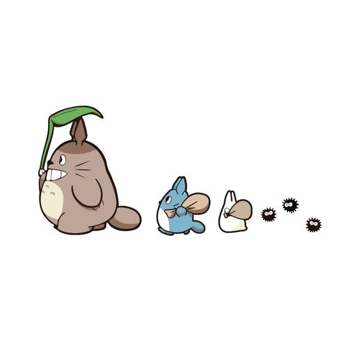 贴纸卡通动漫汽车个性创意可爱搞笑龙猫车身汽车装饰贴