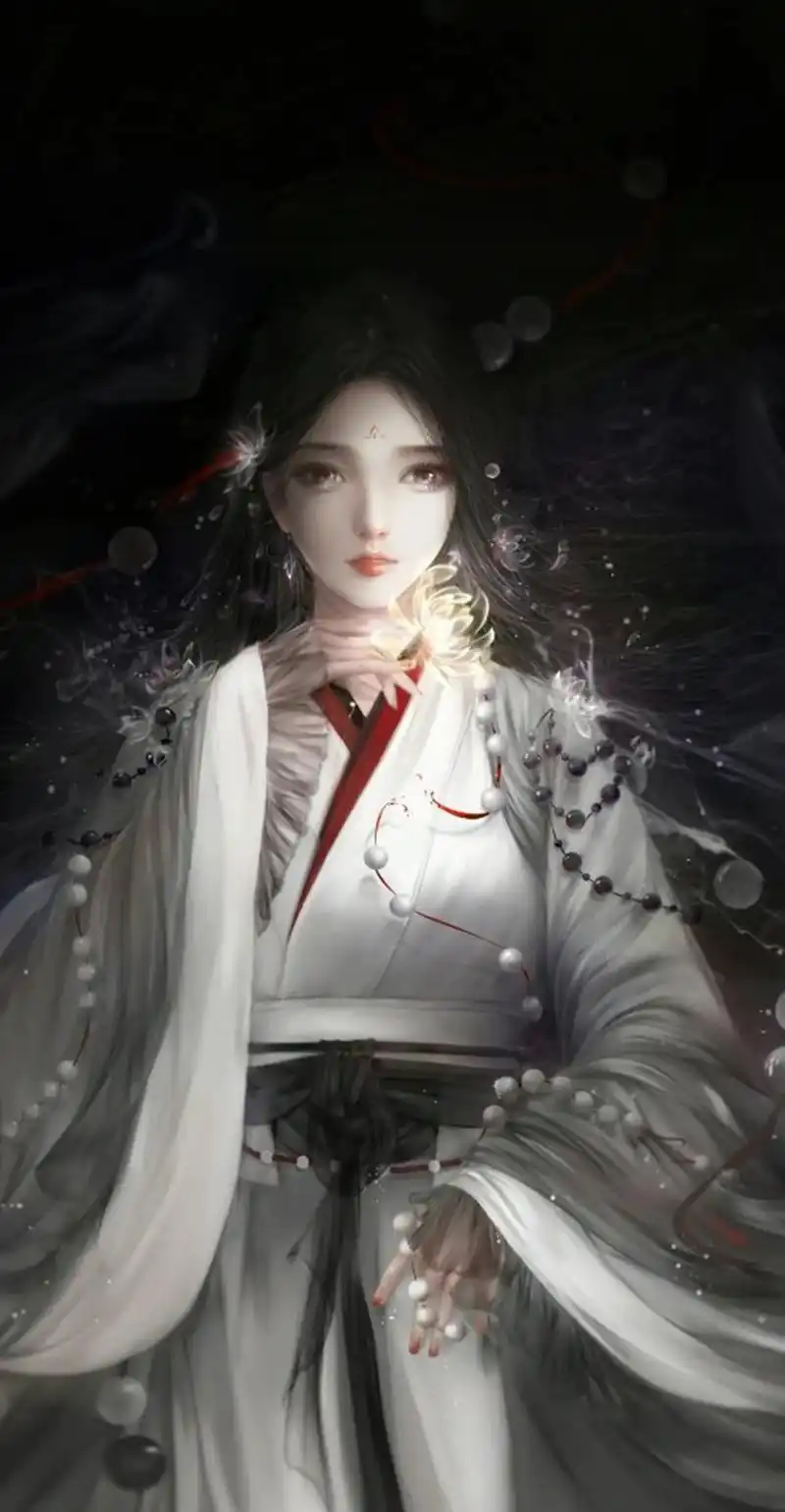 古风美女插画高清手机壁纸