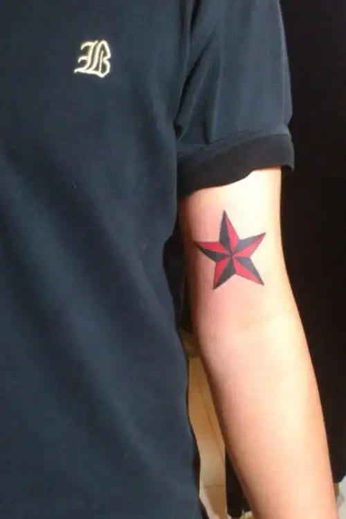 五角星82_纹身图案手稿图片_家范的纹身作品集