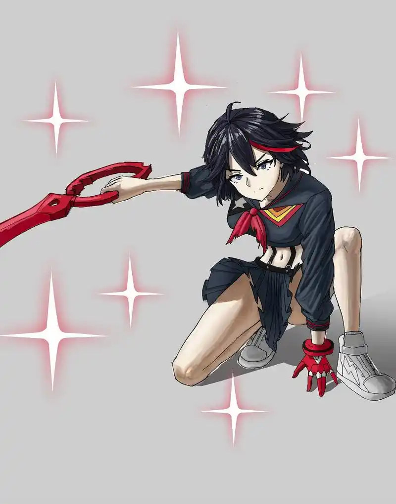 缠流子#绘画 #同人 #画画 #斩服少女 #板绘  - 抖音