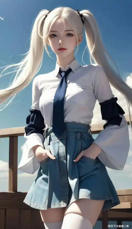 双马尾国漫女神谁能抗拒