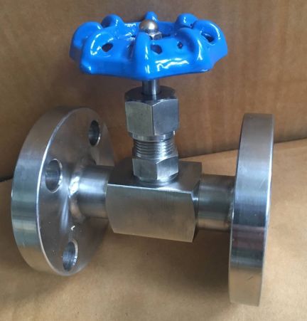 j43w-160p不锈钢法兰针型阀/耐高压手动针型截止阀/法兰仪表阀门