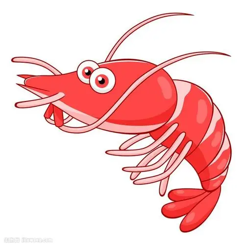 卡通虾漫画图片素材