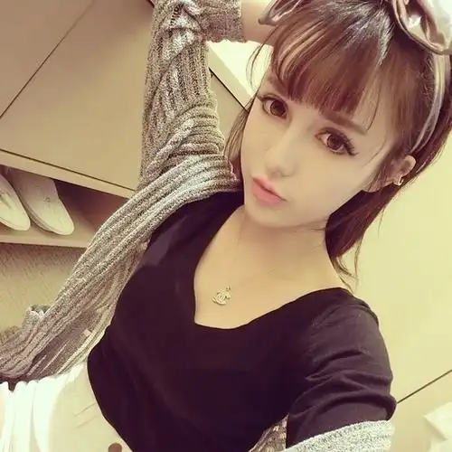 小清新可爱非主流萌妹子甜美自拍照