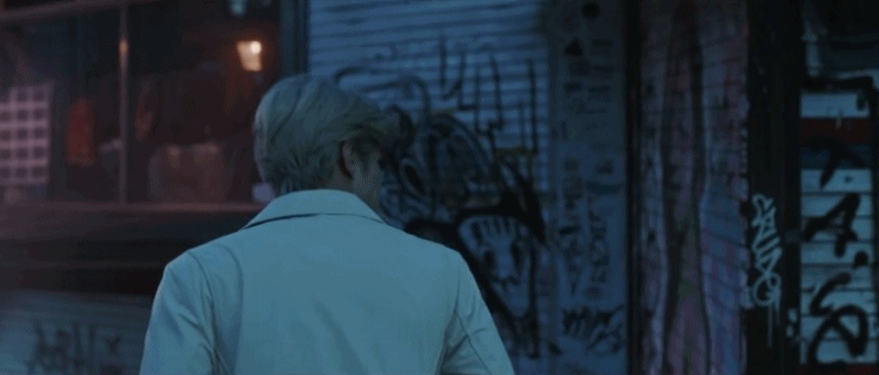 男神帅气下楼梯背影gif动图_动态图_表情包下载_soogif