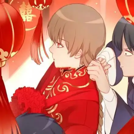 喜庆情侣头像一男一女动漫情侣