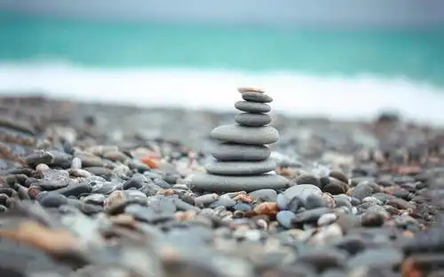 海边的石头,高清壁纸,风景图片-回车桌面