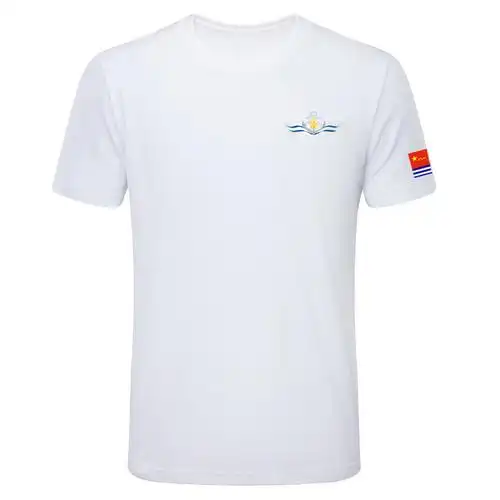 海军衫特战t恤t恤精梳棉圆领短袖t恤衫辽宁舰航空母舰 海魂作训服印花