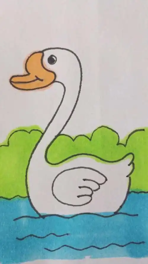 #画画原来如此简单#学画大鹅简笔画-度小视