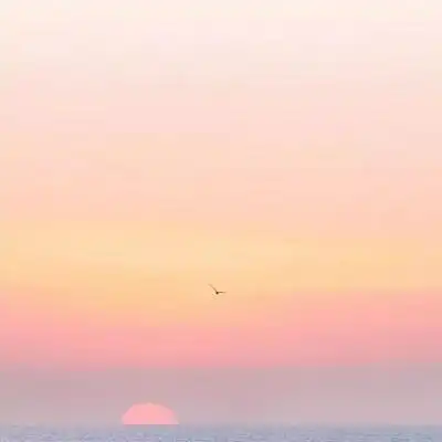 碧水蓝天旺财的海边风景头像 微信海边风景头像带好运