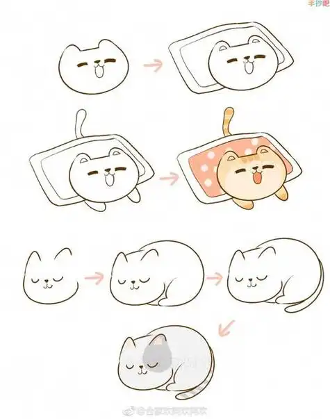 简笔画可爱的简笔画可爱的小女孩