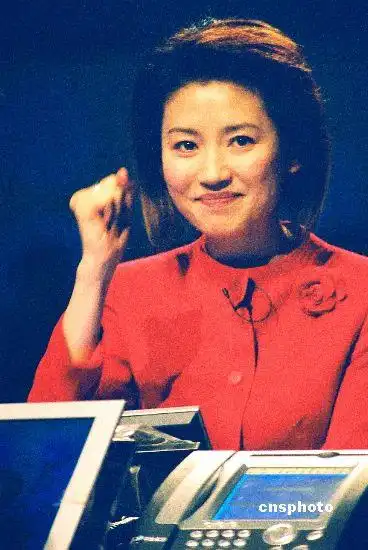 央视火爆栏目《开心辞典》当家花旦——王小丫 中新社发 丁明 摄