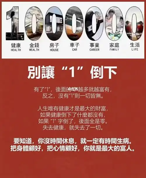 别让1倒下健康才是最大的财富