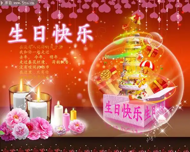 生日素材生日快乐背景