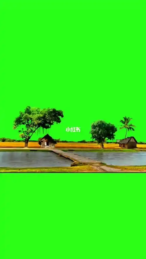 风景绿幕素材