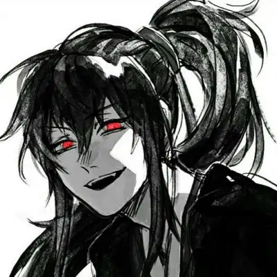 黑暗系男头动漫红眼高清好看的动漫头像红眼睛男生帅气图片