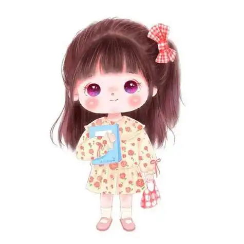 手绘插画超可爱的萌娃头像画师尹小悦alisayue