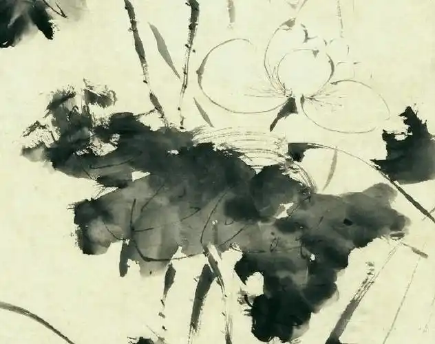 明 徐渭 墨荷图明代徐渭的大写意荷花其以守望的姿容,以傲世的风骨成