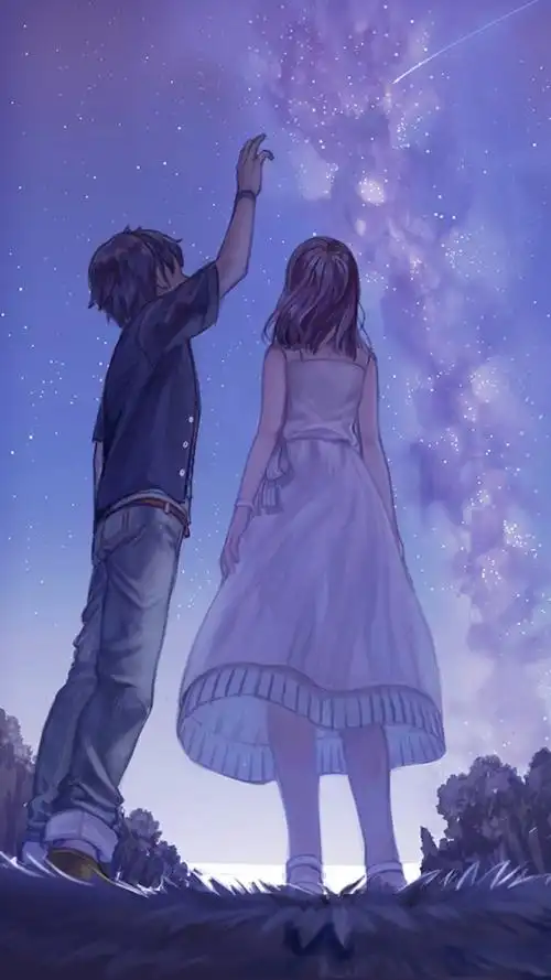 唯美青春系列卡通手机壁纸怎堪留白此生以阑珊写终局