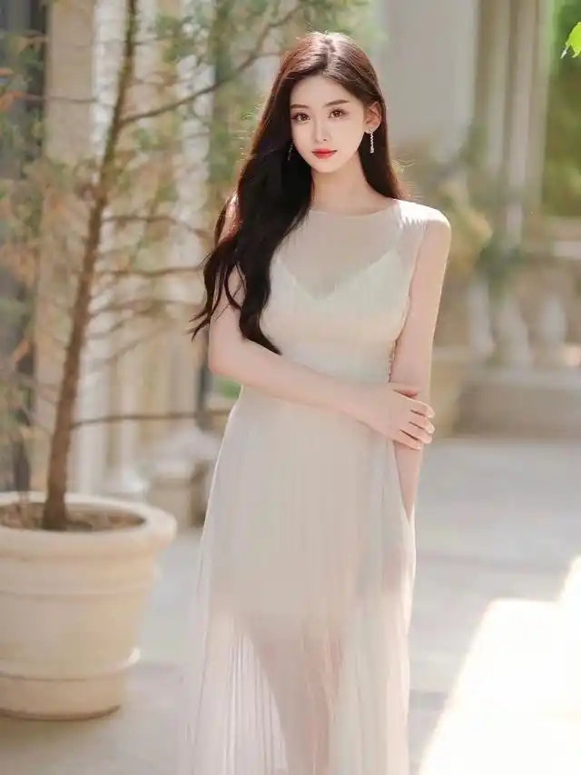 穿裙子拍照,7个优雅大方的姿势,拍照又美又自然