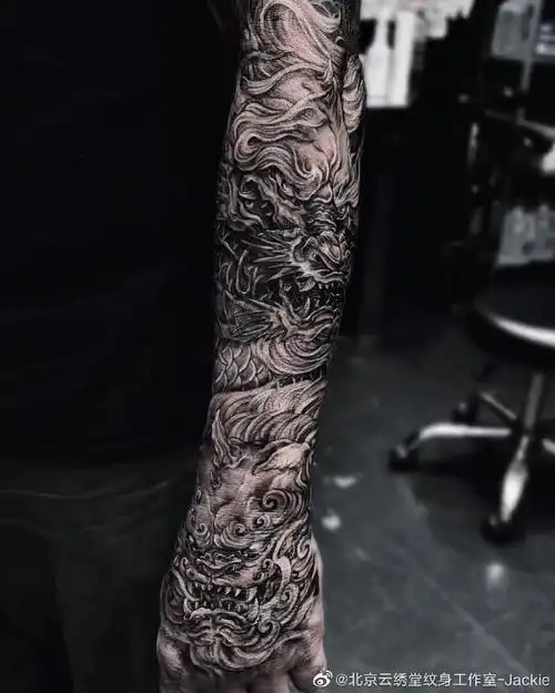 新传统纹身##动物纹身##龙纹身