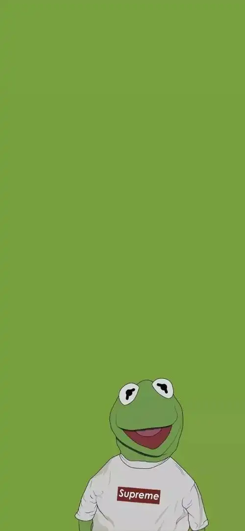 抖音上超火的的绿色壁纸