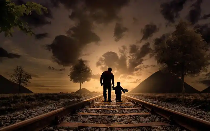 父亲的心酸背影